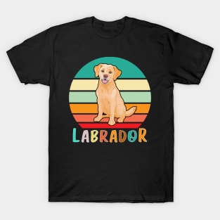 Vintage Retro Labrador T-Shirt